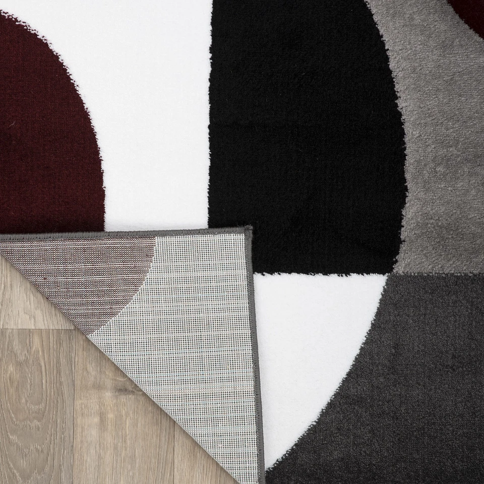 Alfombras de área Rugshop alfombras geométricas modernas para sala de estar alfombra tejida 8x10 venta Foto 4 de 4