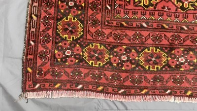 ラグ Turkmen rug Hand woven Afghan Turkmen Rug 6'8 X 9'11