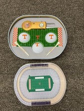 University Of Tennessee Neyland Stadium Golf Set Tin Balls Tees Divot Tool SKU:A