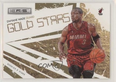 2009-10 Panini Rookies & Stars Gold Stars Gold 3/500 Dwyane Wade #1 HOF 09g4