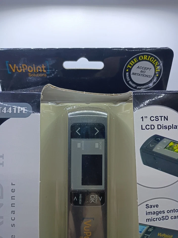 VuPoint Magic Wand II Portable Scanner  ST441PE Pewter High Speed Sensor  NEW - Image 3 of 4