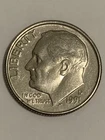 1991-D Roosevelt Dime 10 Cent Coin.