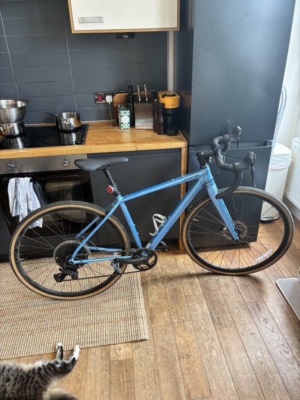 2021 Cannondale Topstone 4 Gravel Bike – Alpine Blue, Used, Small.