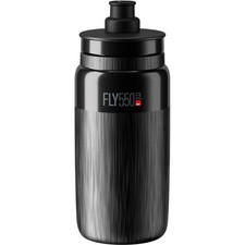 Elite Fly Tex 550ml Water Bottle Black Cycling Hydration Drinks