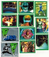 Power Rangers Lot 11 Stickers Merlin 1994