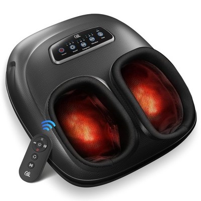 Cili 2026 Upgraded 4-In-1 Heated Foot Massager Shiatsu Compression Vibration