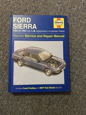 Ford Sierra P100 Haynes Workshop Manual - Handbook - Sapphire Classic Ford