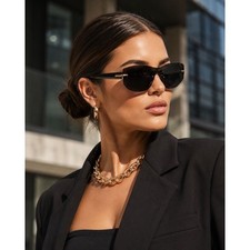 Oscar de la Renta Shield Sunglasses for Women for sale | eBay display picture 3
