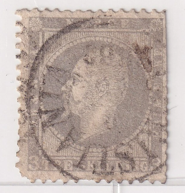 Conjunto de sellos de Noruega 1856-57 Rey Oscar I _Variaciones de color – Cancelaciones completas de CDS Foto 3 de 4