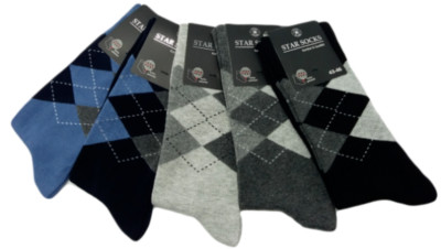 Herren Baumwollsocken / 5-20 Paar Gr. 39-42/43-46/ Muster/ klassich/ karo