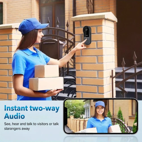 Smart WiFi Wireless Video Doorbell Phone Security Camera Door Bell Ring Intercom - Picture 7 of 19