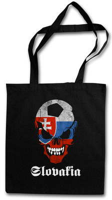 CLASSIC SLOVAKIA FOOTBALL SOCCER SKULL SHOPPER SHOPPING BAG - Fan Hooligan