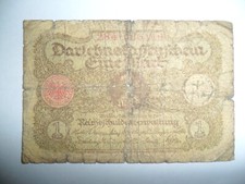 BANCONOTA 1 MARK GERMANIA 1920