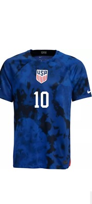 Nike アメリカ代表 Pulisic Mサイズ NWT Christian Pulisic USA Soccer Nike Dri Fit 2022 World Cup