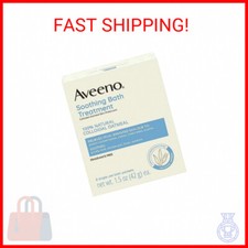 Aveeno Soothing Bath Soak for Eczema, Natural Colloidal Oatmeal, 8 ct.