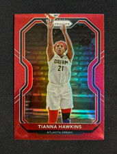 2021 Panini PRIZM WNBA Tianna Hawkins Red Parallel /299 #62 Atlanta Dream
