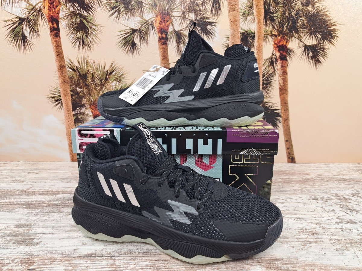 アディダス　DAME 8 Adidas Dame 8 Admit One Black Basketball Mens Shoes Athletic