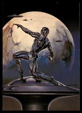 Comic Images Boris Fantasy Art Exotic Card 45 Discus Thrower Man in Silver Space