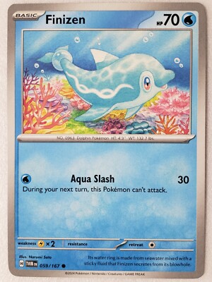 Finizen 059/167 NM / M - Twilight Masquerade Pokemon Card - Narumi