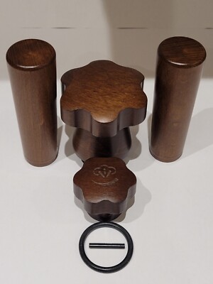La Pavoni Holzgriff, Dampfhahnknopf & Kesselkappe. Einzeln oder als Bausatz