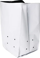 HFS Poly Grow Bag Planters 5 Gallon Grow Bag,25 Pack Panda Film, Black and White