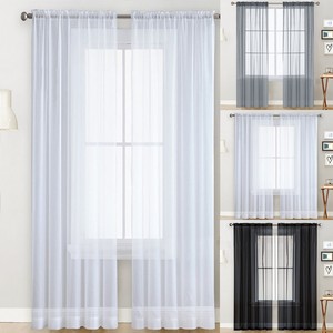 Window Treatments Hardware Vorhange Fenster Screening Transparent Gardinen Schlafzimmer Wohnzimmer Decor Podh Com Br