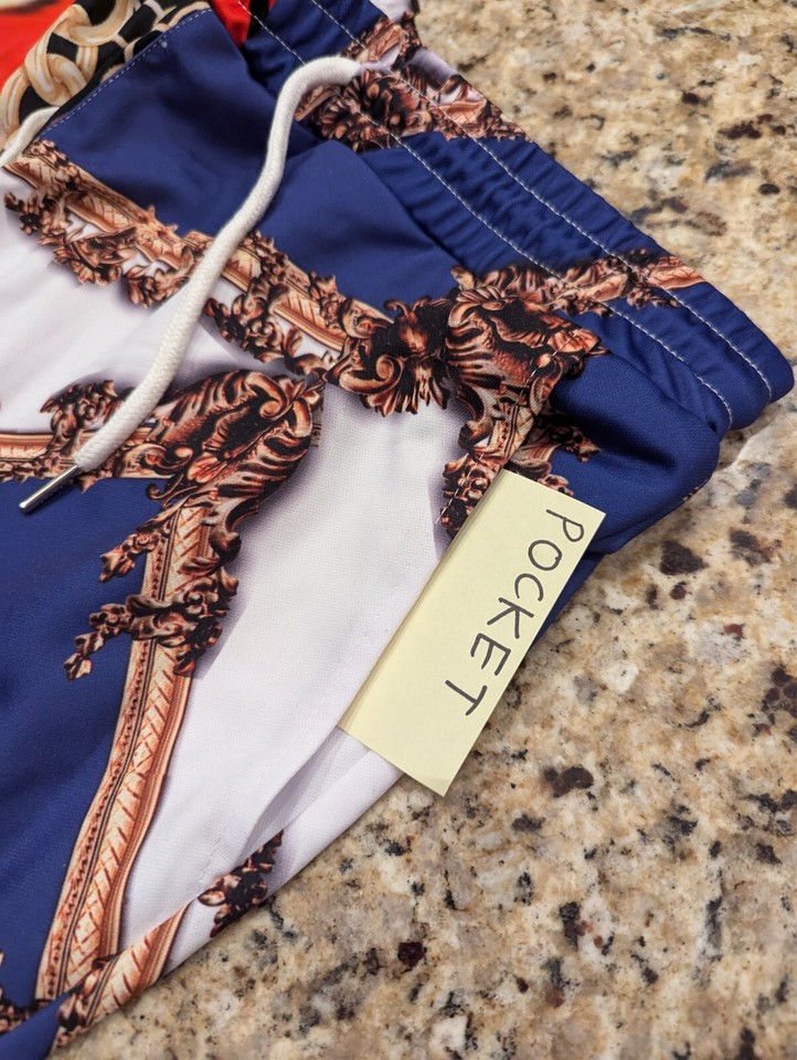 Zaful Z Man Graphic Print Joggers Multicolor size XL eBay