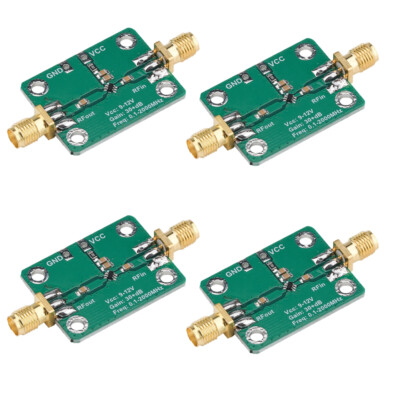 4PCS RF Wideband Amplifier Low-noise LNA Broadband Module Gain 32dB 0.1-2000MH z