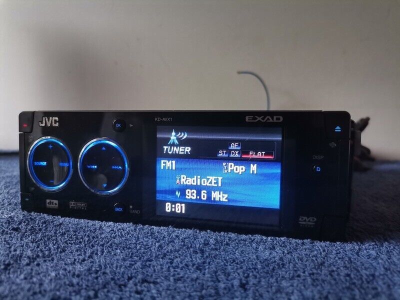 Radio Cd Player JVC Exad KDAVX1 Mp3 CD Dvd Aux eBay
