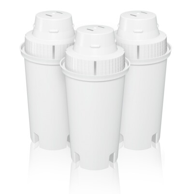 3x Wasserfilter Kartusche kompatibel mit Brita CLASSIC Kanne Kalk Nachfüller