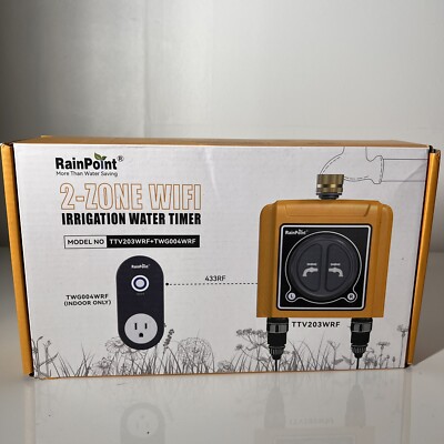 Rain Point 2 Zone Wifi Irrigation Timer