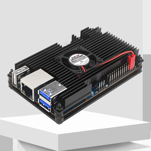 Aluminum Alloy Cooling Enclosure Replacement Cooling Radiator for Orange Pi 5