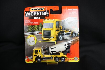2022 Matchbox Working Rigs #14 Cement King HD YELLOW | KING CONCRETE | FSC