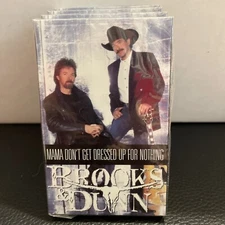 BROOKS DUNN MAMA DON'T GET DRESSED UP FOR NOTHING  SEALED CASSETTE SINGLE