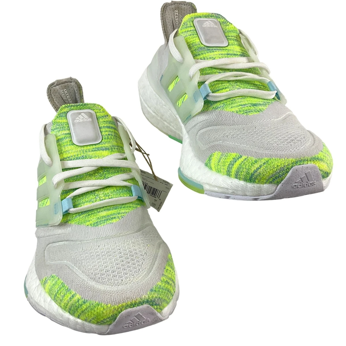 neon green adidas womens