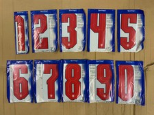 Sporting ID Pack of 10 Official England Euro 2020 Adult Numbers - Red Home