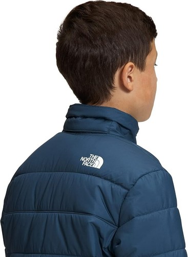 THE NORTH FACE Boys Reversible Mount Chimbo Full Zip Hooded Jacket Navy 12 - Picture 2 of 19