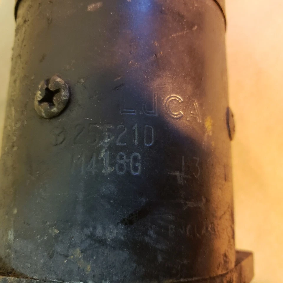 Оригинальный стартер Austin Healey 3000 Lucas 22521D M418G РАБОЧИЙ с датой 4/60 от оригинального производителя - Изображение 3 из 4