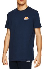 Image of ellesse Classic Canaletto Crew Neck Plain T-Shirt Retro Sports Top Casual Tee