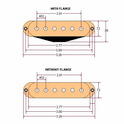 NEW DiMarzio DP117 HS-3 Single Coil Pickup for Strat - WHITE | eBay