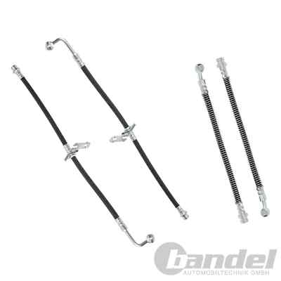4x BREMSSCHLAUCH / BREMSSCHLÄUCHE KOMPLETT VA + HA passend für KIA PICANTO (BA)