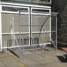Cycle shelter 6 Space Bike Storage With Galvanised Finish