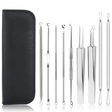 Kit Removedor de Puntos Negros Pinzas Para Sacar Espinillas Acne Blackhead Tool