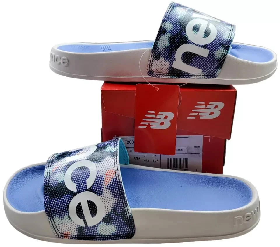 New Balance Slides sandali scarpe 200 viola vibrante donna taglia 12B SWF200FG
