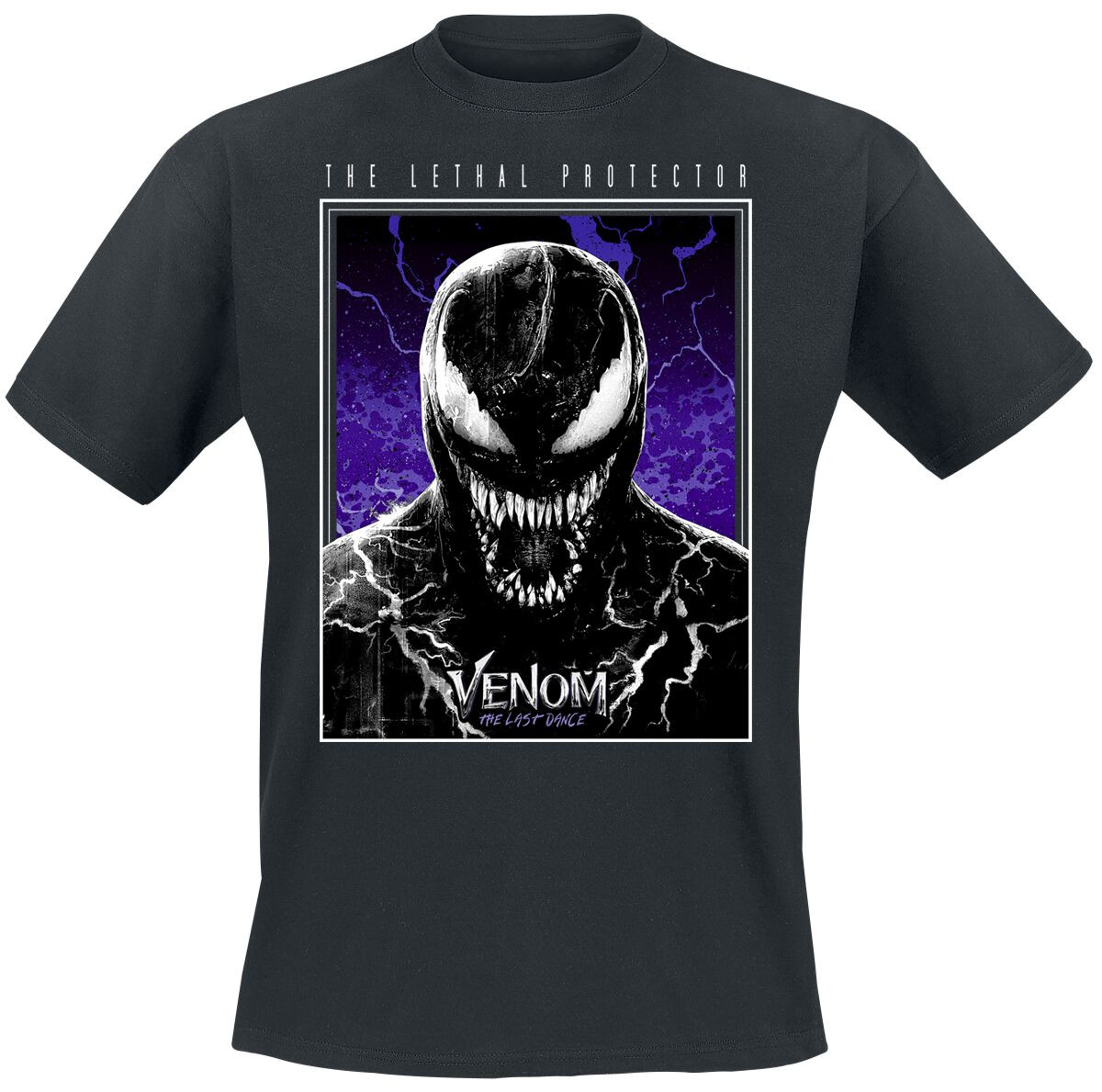 Футболка с надписью Venom (Marvel) Herren Lethal Protector schwarz