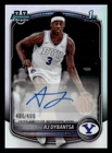 2025-26 Bowman Chrome University Prospect AJ Dybantsa 1ST ROOKIE AUTO 408/499