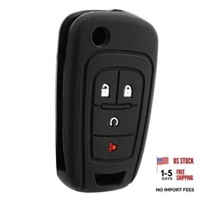 Keyless Entry Remote Key Fob Cover Silicone Rubber Skin Remote Start 4 One