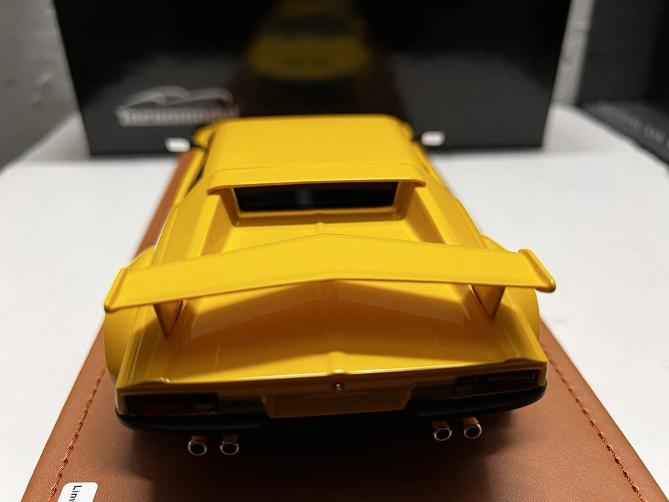 De Tomaso Pantera GT5 Giallo Pastello Tecnomodel 1/18 - Immagine 4 di 4