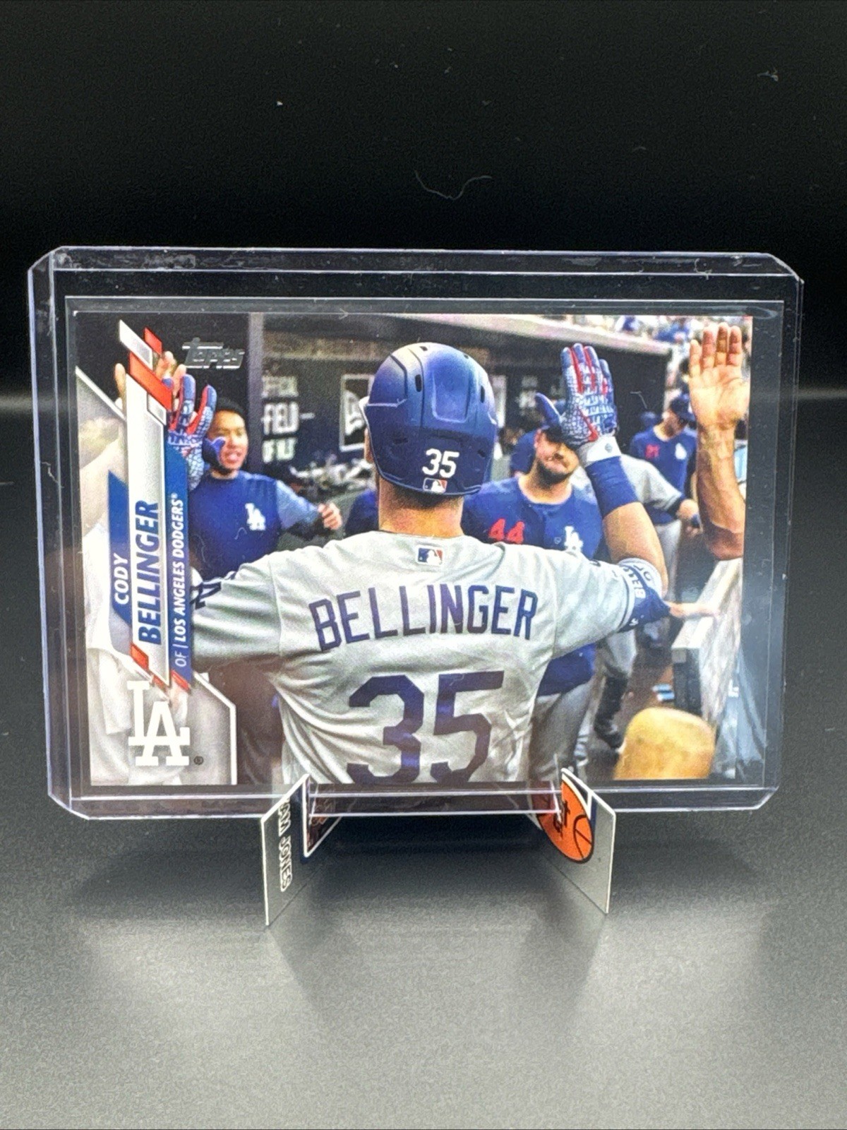 2020 Topps Update #U-80 Photo Variations Cody Bellinger SSP/ In Dugout