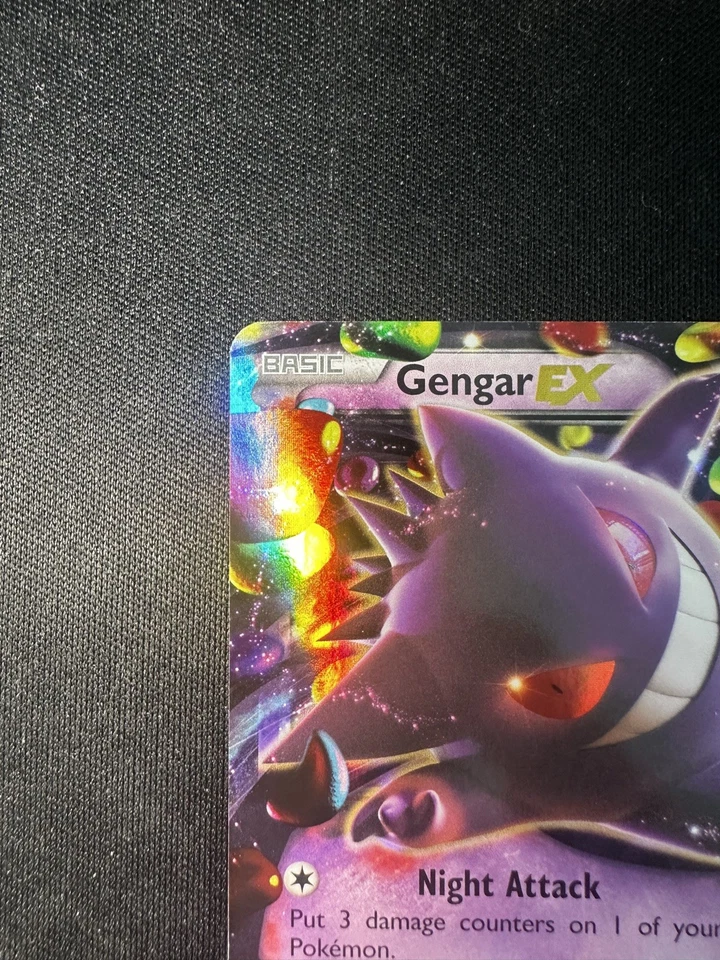 GENGAR EX 2014 POKEMON XY PHANTOM FORCES RARE HOLO 34/119  - Image 2 of 4